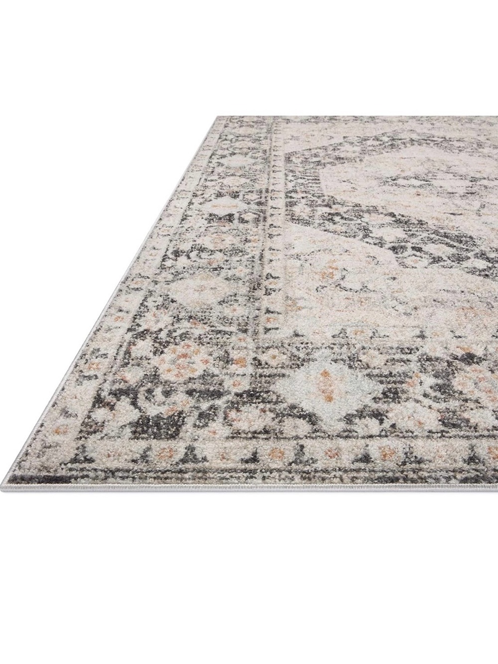Runner Rug - Loloi Monroe Collection MON-01 Charcoal/Multi - 2'-6" x 5’9”